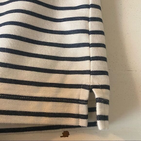 Madewell Striped Lace-Up Top   - Picture 9 of 10